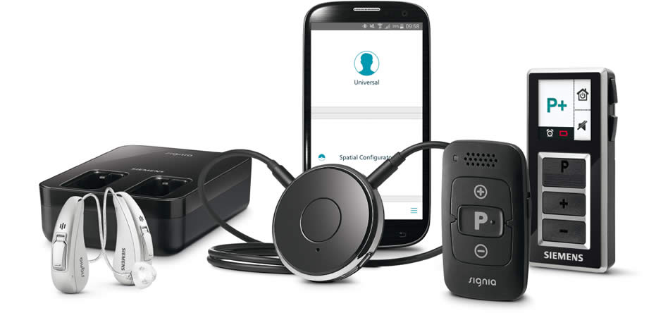 Multimediale Anbindung der Hörgeräte an Smartphones, Radio oder HiFi-Anlagen